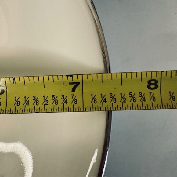 Kutani Burst China (7) Salad Plates White/Silver/Gray Japan Hand Painted VTG - Picture 10 of 13